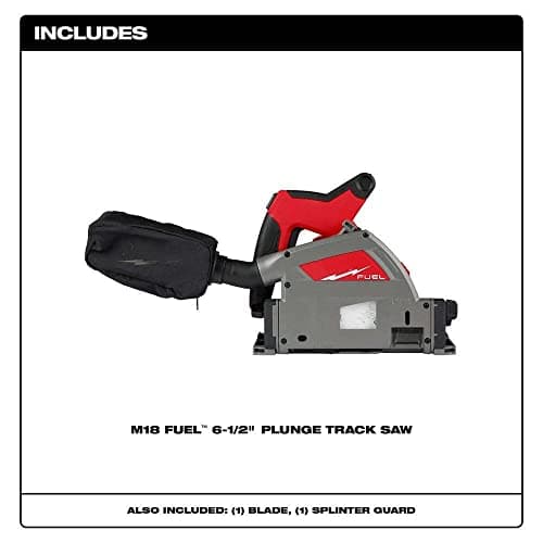 for Milwaukee 2831-20 M18 FUEL 18V 6-1/2" Cordless Plunge Track Saw - Bare Tool