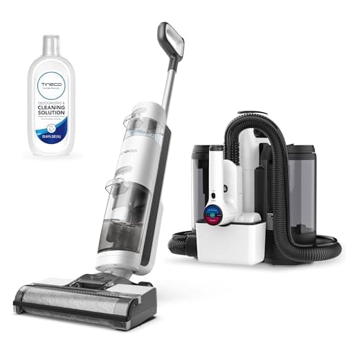 Tineco iFLOOR 3 Breeze Complete Wet Dry Vacuum & Carpet ONE Spot Essentials & Floor Cleaning Solution