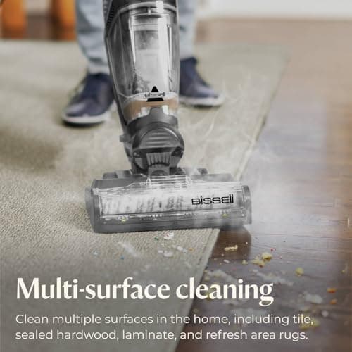 BISSELL® CrossWave® HydroSteam™ Deluxe Wet Dry Vac, Multi-Purpose Vacuum, Wash, and Steam, Formula Included, Green, 3515G