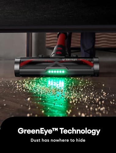 Ultenic Cordless Vacuum Cleaner, 550W/50Kpa, 60Mins Runtime, 180°Bendable Wand, Anti-Tangle Brush, Stick Vacuum Cordless with Charging Dock, Handheld Vacuum for Pet Hair/Carpet/Floor/Car, U16 Flex