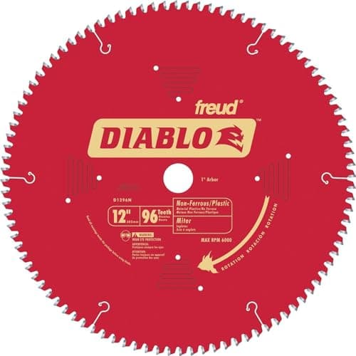 Diablo D1296N 12" 96T Diablo Non-Ferrous & Plastic Chop/Slide Miter Saw B
