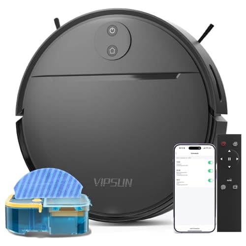 Robot Vacuum and Mop Combo with 4000Pa Suction, APP/Voice/Remote Control, Robotic Vacuums with Personalized Adjustment Setting, Self-Charging, Obstacle Avoidance, Smart Home Robot Aspiradora