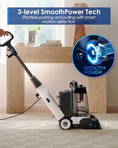 Tineco Floor ONE S5 Smart Cordless Wet Dry Vacuum Cleaner and Mop for Hard Floors & Carpet ONE Cruiser Smart Carpet Cleaner, Self-Cleaning and FlashDry, Deep Cleaning