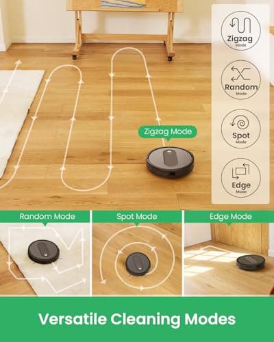 T6 Robot Vacuum, 100 Mins Runtime, Slim, Quiet, Automatic Robotic Vacuum Cleaner, Self-Charging, Schedule Setting, Remote/App/Voice Control, Ideal for Hard Floor and Low Pile Carpet