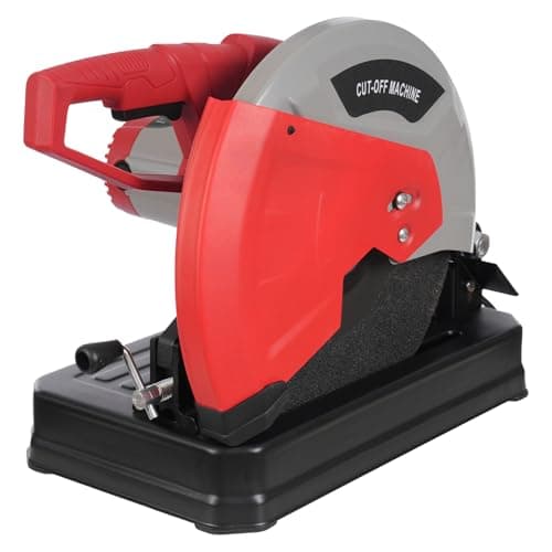 Metal Cutting Saw 2800W Chop Saw Steel Cutting Tools 0-45° Adjustable 3800rpm Electric Abrasive Chop Saw 110v Cut Off Machine for cutting solid wood, steel, PVC plastic pipe, aluminum