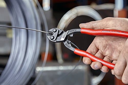 KNIPEX Tools - CoBolt Compact Bolt Cutter With Notched Blade (7131250SBA), 10"
