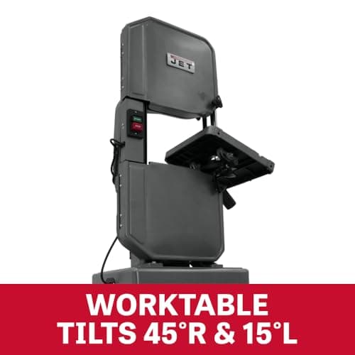 JET 14-Inch Metal/Wood Bandsaw, 1 HP, 115/230V 1Ph (Model J-8201K)