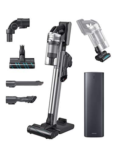 SAMSUNG 90 + Clean Station Bundle Jet Cordless Stick Vacuum, Grey