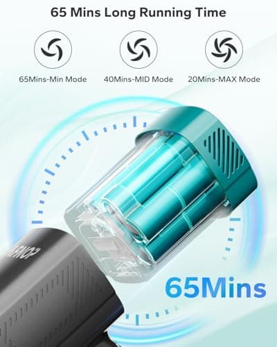 Cordless Vacuum Cleaner, 550W/45Kpa/65Mins Vacuum Cleaners for Home, Self-Standing Stick Vacuum with LED Display, Rechargeable Cordless Vacuum, Lightweight for Carpet, Pet Hair, Hardwood Floor