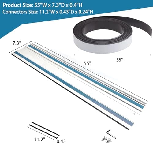 Track Saw Clamp, KITLUCK Quick Release Guide Rail Clamp for Circular Saw Guide Rail System, 6" Clamping Thickness, Universal Wood Track Clamps for Woodworking-2 Pcs