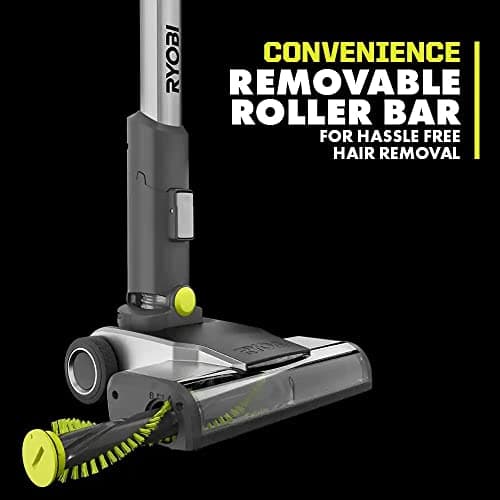 RYOBI Pacroban ONE+ 18V Cordless Stick Vacuum Cleaner Kit with 4.0 Ah Battery and Charger