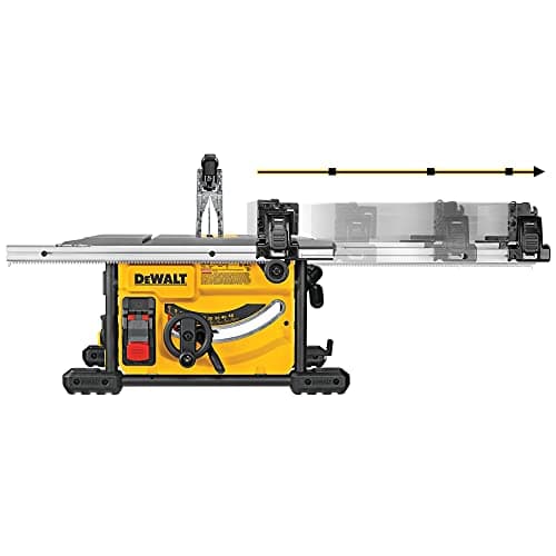 Dewalt DWE7485R 120V 15 Amp Compact 8-1/4 in. Corded Jobsite Table Saw (Renewed)