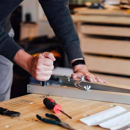 DCT Taper Gauge Jig Tool Kit Set for Tapering (Angle Cutting) Wood Tapered Legs and More on Radial Arm or Table Saw