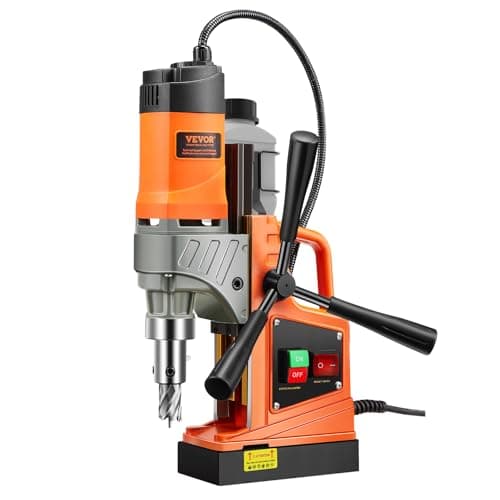 VEVOR Mag Drill Press, 1300W 1.57" Boring Diameter, 2922lbf Power Portable Magnetic Drill, 810 PRM, 11Pcs Drill Bits Electric Drilling Machine for Metal Surface, Industrial and Home Improvement