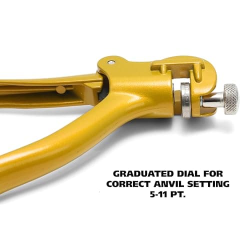 GreatNeck SS7 Saw Set Tool, Adjusts Teeth on Hand Saws, 5–11 Point Dial Setting, Compatible with 18 Gauge Panel and Back Saws