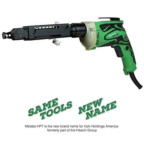 Metabo HPT SuperDrive Collated Screwdriver | 24.6 Ft Power Cord | 6.6 Amp Motor | W6V4SD2