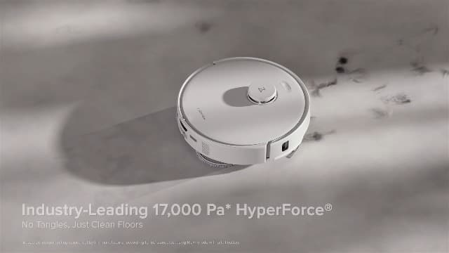 roborock Qrevo Curv S5X Robot Vacuum and Mop, 17000Pa Suction, Zero-Tangling Design, FlexiArm Side Brush & Mop, Smart Obstacle Avoidance, Self-Washing & Drying, Self-Emptying, Perfect for Carpet