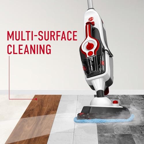 Hoover Steam Complete Pet Steam Mop, Hard Floor Cleaner Machine, 10-in-1 Multipurpose Cleaner Machine, Removable Handheld Steamer, Ideal for Hardwood, Vinyl, Tile, Grout and More
