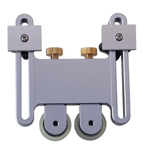 Tenoning Jig for Table Saw & Bearing Roller Featherboards,Multi-functional Woodworking Fixture Tenoners,Woodworking Bearing Roller Featherboards