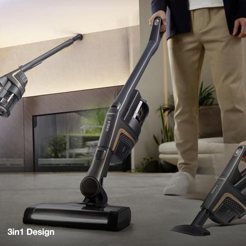Miele Triflex HX2 Cat & Dog Cordless Stick Vacuum Cleaner, 60 min runtime, Obsidian Black / Rose Gold