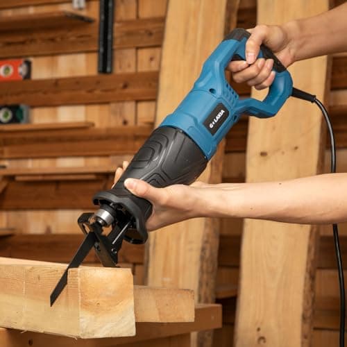 4Amp 3500RPM Corded Circular Saw and 6Amp 2800RPM Variable Speed Reciprocating Saw Tool Kit