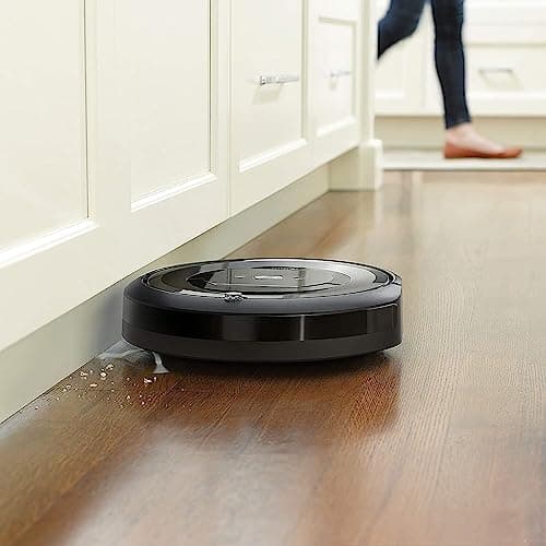 iRobot Roomba E6 (6199) Robot Vacuum - Wi-Fi Connected, Compatible with Alexa, Ideal for Pet Hair, Carpets, Hard, Self-Charging Robotic Vacuum, Sand Dust (Renewed)