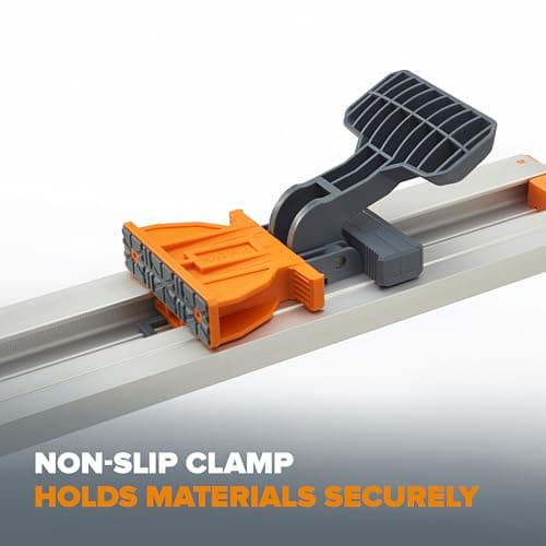 BORA 50” NGX Clamp Edge, Straight Cut Guide for Circular Saws, Easy to Use, Great for Cross-Cutting Plywood Sheets and Routing Dados, 544050
