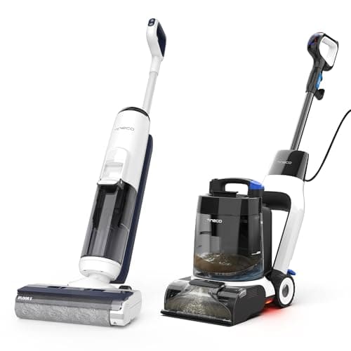 Tineco iFLOOR 5 Breeze Complete Wet Dry Vacuum Cordless Floor Washer & Carpet ONE Cruiser Smart Carpet Cleaner, Self-Cleaning and FlashDry, Deep Cleaning for Carpet