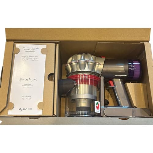 Dyson V8 Car+Boat HH15 Handheld Vacuum (Silver) - International Version (100V - 240V)