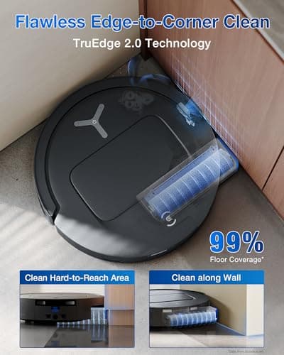 ECOVACS DEEBOT T80 Omni Robot Vacuum and Mop, 18,000Pa Suction, OZMO™ Roller Real-Time Mop Washing, Self-Emptying, Hot Air Drying, AI Navigation, Anti-Tangle Brush, for Pets, Carpets & Hard Floors