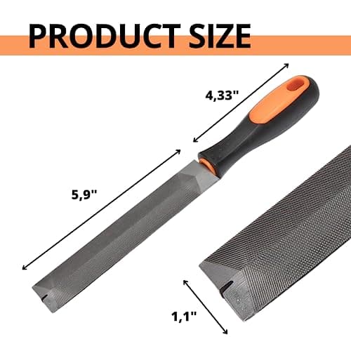 Hand Saw Sharpening Tool Feather Shaped Taper Files Tool Sharpener for Professionals File for Hand Saws Pruning Mill Taper