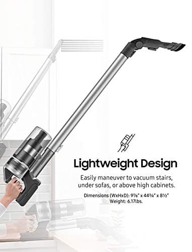 SAMSUNG 90 + Clean Station Bundle Jet Cordless Stick Vacuum, Grey