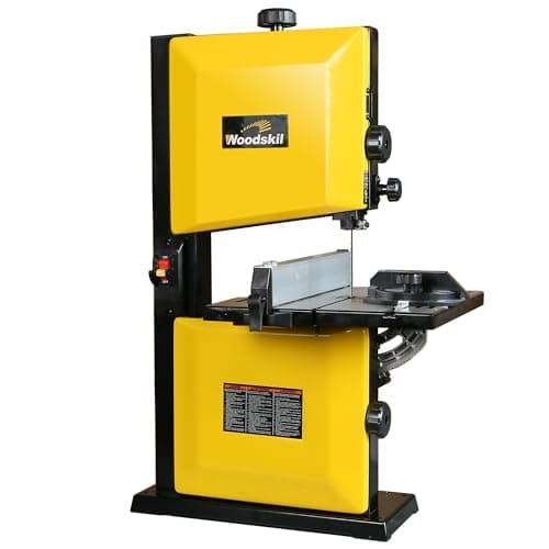 3-Amp 9-Inch Band Saw, 2500FPM Benchtop Bandsaw with Removable Safty Key, Cast Aluminum Table, Steel Base for woodworking