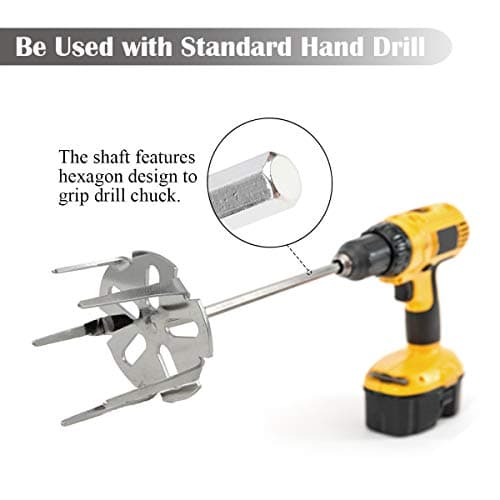 KAMaster Pork Puller Drill Attachment 304 Stainless Steel Meat Shredder Used with Standard Hand Drill for BBQ