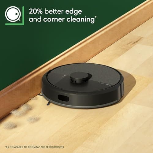 Roomba 105 Vac Robot Vacuum - Easy to use, Intense Power-Lifting Suction, LiDAR Navigation, Multi-Surface Cleaning, Cleans in Neat Rows, Self-Charging