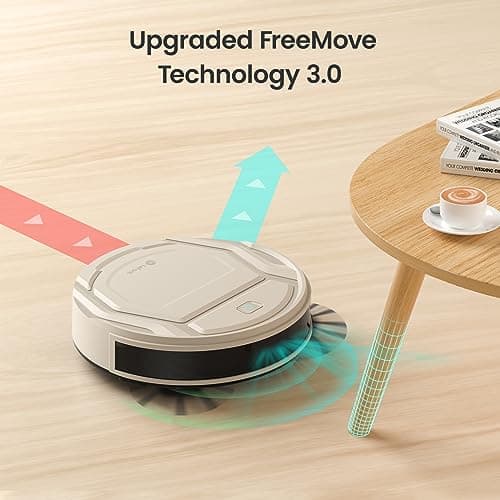 Lefant Robot Vacuum M210 Pro, Slim,Powerful Suction,120 Mins Runtime, Self-Charging Robotic Vacuum Cleaner, APP/Voice/WiFi/Alexa Control, Ideal for Pet Hair,Low-Pile Carpet, Hard Floor