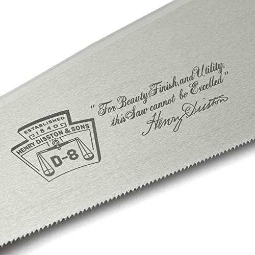 Disston 26” Walnut Handled Professional Cross Cut Saw for Wood