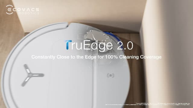 ECOVACS DEEBOT T50 PRO Omni Robot Vacuum and Mop, 3.19” Ultra-Slim, 15,000Pa Suction, ZeroTangle 2.0, TruEdge Edge Cleaning, AIVI 3D Obstacle Avoidance, Auto Mop Wash & Dry, Self-Emptying,White