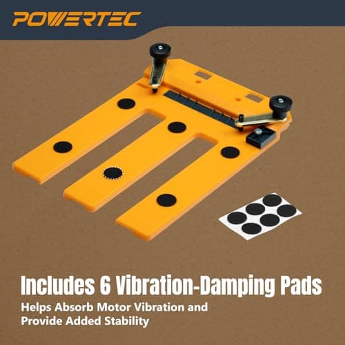 POWERTEC 53 Inch Circular Saw Track Guide Rail System – Precision Rip-Cut and Cross-Cut Guide for Sheet Goods, Plywood, Panels, and DIY Woodworking (72094)