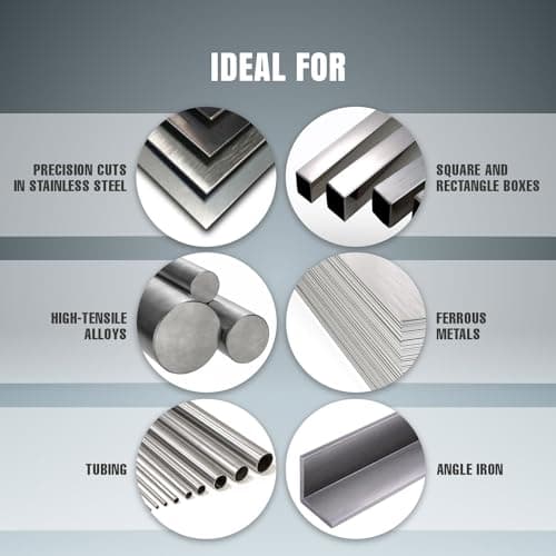 PROMAKER 5 Pack, 14 inch Cut Off Wheel, Chop Saw Blades 14 inch Metal, 14 Metal Cutting Blade for Metal, Chop Saw Wheel, 14 in x 3/32 in x 1 in