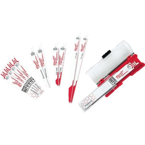 Milwaukee Electric Tool 49-22-1129 Sawzall Reciprocating Saw Blade Set, 12 Pc, White