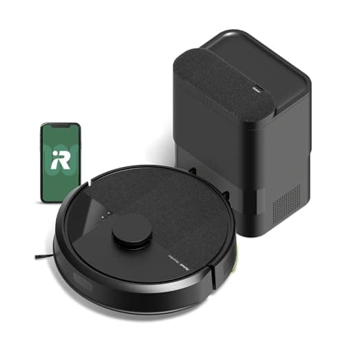 Roomba 105 Vac Robot Vacuum + AutoEmpty Dock - Self-Empties for 75 Days, Easy to use, Intense Power-Lifting Suction, LiDAR Navigation, Multi-Surface Cleaning, Cleans in Neat Rows, Works with Alexa