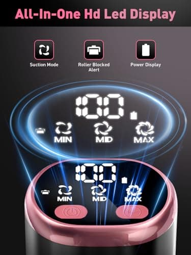 Cordless Vacuum Cleaner, 8 in 1 Vacuum Cleaner for Home with LED Display, 3 Suction Modes, Anti-Tangle Brush, 45mins Runtime Lightweight Stick Vacuum for Home Hardwood Floor, Pet Hair, Carpet