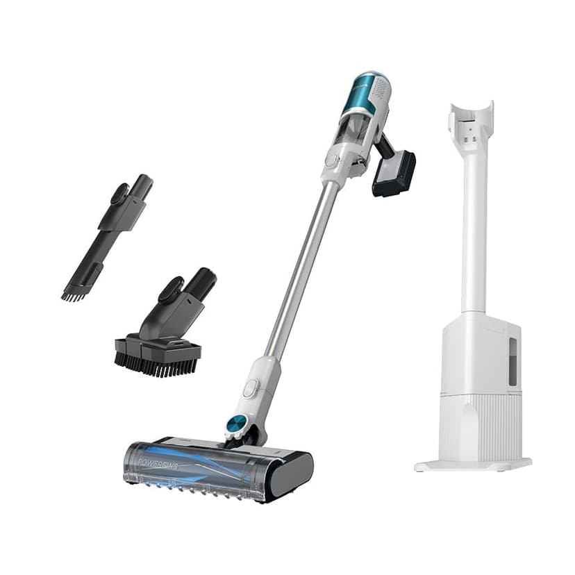 Shark Clean & Empty Cordless Stick Vacuum – Lightweight Cordless Vacuum with HEPA Filter, Portable, Rechargeable, Auto-Empty System, Stick Vacuum for Pet Hair, Carpets & Hardfloor, White, BU3521