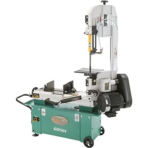 Grizzly Industrial G0561-7" x 12" 1 HP Horizontal Metal Cutting Band Saw