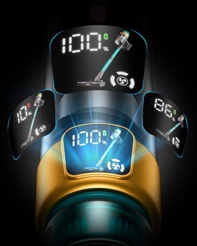 Cordless Vacuum Cleaner, 550W 45KPA 70Mins Vacuum Cleaners for Home, Stick Vacuum with Charging Dock Station, Anti-tangle Wireless Vacumm, Rechargeable Cordless Vacuum for Pet Hair/Carpet/Hard Floor