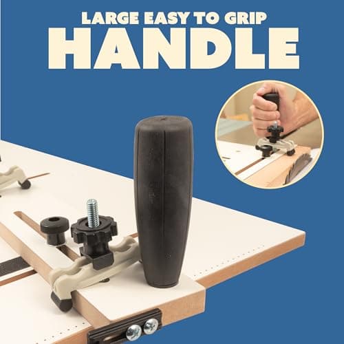 Adjustable Taper/Straight Line Jig with Blade Safe Hold Downs, Great for Tapering Table & Chair Legs, Fast Tapered Cutting Taper Jig for Table Saw