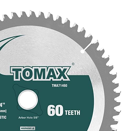 7-1/4-Inch 60 Tooth TCG Aluminum and Non-Ferrous Metal Saw Blade with 5/8-Inch DMK Arbor