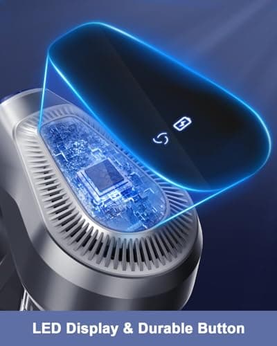 Cordless Vacuum Cleaner, Stick Vacuum Cleaners with 150AW Powerful Suction, Tangle-Free Tech for Home with LED Display for Carpet Hardwood Floor Pet Hair Car Cleaning