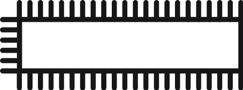 Grobet Hand File, Flat Hand File, Cut 2, 6 Inches | FIL-040.20
